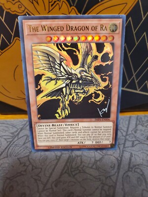 Yugioh The Winged Dragon of Ra JMPS-EN006 Ultra Rare Promo Limited Edition LP-image