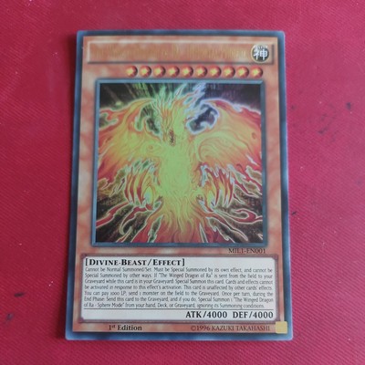YUGIOH THE WINGED DRAGON OF RA - IMMORTAL PHOENIX ULTRA RARE 1ST NM MIL1-EN001-image