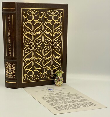 Easton Press Biography EISENHOWER DIARIES Memoirs Collector Edition Leatherbound-image