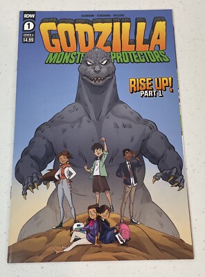 GODZILLA: MONSTERS & PROTECTORS #1 (SCHOENING VARIANT) COMIC BOOK  First Print-image