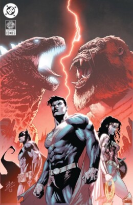 Justice League Vs Godzilla Vs Kong 2 1 Of 7 CVR 1:100 Christian Duce Vir 6/4 NM+-image