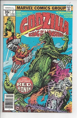 Godzilla #7 NM- (9.6) 1978 1st Full Red Ronin-image