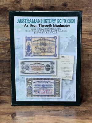 Australian History 1901 to 2001 As Seen Through Banknotes Faux Leather +Slipcase-image