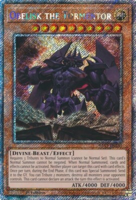 Obelisk the Tormentor (RA03-EN230) - Platinum Secret Rare - 1st Edition-image