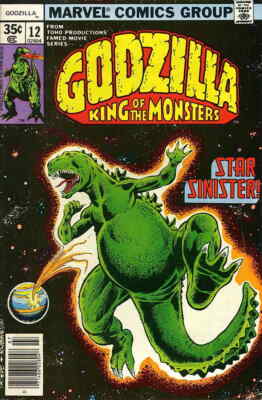 Godzilla #12 FN; Marvel | Doug Moench Herb Trimpe - we combine shipping-image