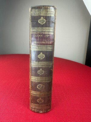 ANTIQUE BOOK LIFE OF GEORGE WASHINGTON JOHN MARSHALL VOL 1 1804 Collector Gift-image