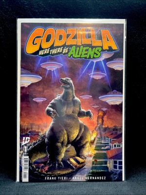 Godzilla Here There Be Aliens #1 (IDW, 2025) Main Fero Pe Cover A - NM-image