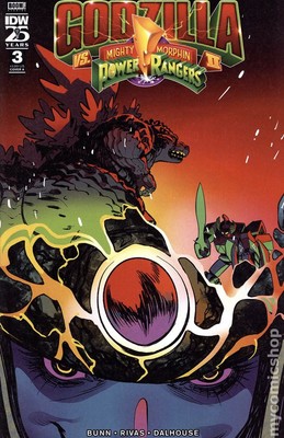 Godzilla vs. the Mighty Morphin Power Rangers II #3A NM 2024 Stock Image-image