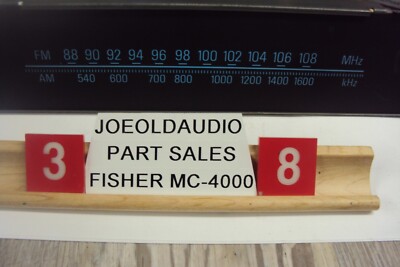 Fisher MC-4000 Combo Receiver Dial Scale. Tested. Parting Out Entire MC-4000-image