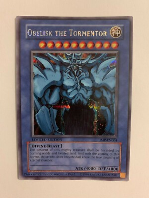 Yugioh Obelisk The Tormentor/JMP-EN004/Secret Rare Near Mint-image