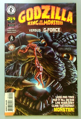 Godzilla #14 ~ DARK HORSE 1996 ~ King of the Monsters vs. G-Force VF/NM-image