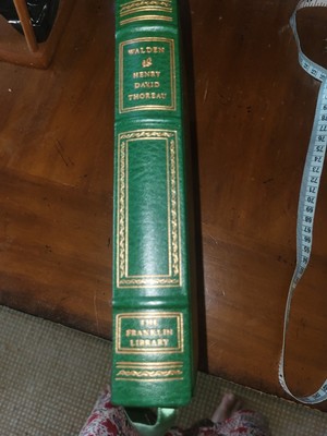 Vintage Franklin Library Walden by Henry David Thoreau 1981 Limited Edition-image