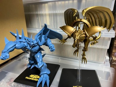 Yu-Gi-Oh! LEGION Obelisk the Tormentor & Winged Dragon of Ra Figures-image
