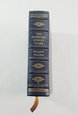 Easton Press The Downing Street Years Margaret Thatcher Signed 1993-image
