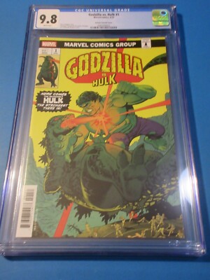 Godzilla vs Hulk #1 Romero variant CGC 9.8 NM/M Gorgeous Gem Wow-image