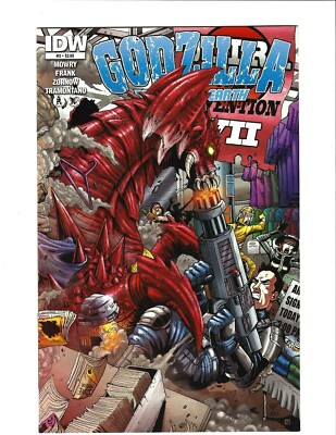 GODZILLA RULERS OF EARTH #3 AUG. 2013 IDW COVER BY MATT FRANK 10.0 GEM MINT NEW!-image