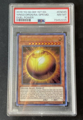 The Winged Dragon of Ra - Sphere Mode Ultra 1st Edition DUPO-EN045 PSA 8-image