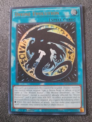Divine Evolution EGO1-EN004 Egyptian God Deck: Obelisk the Tormentor-1st Edition-image