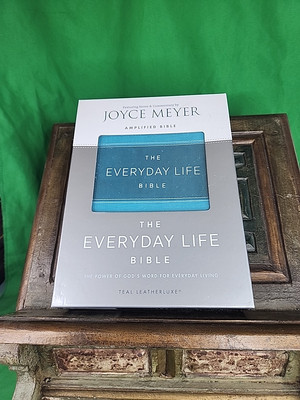 The Everyday Life Bible Teal - Leather Bound, by Meyer Joyce  -image