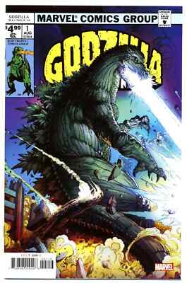 Godzilla #1 1:25 Facsimile Edition Mark Bagley Variant-image