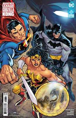 Justice League vs Godzilla vs Kong #6 (Of 7) Cover C Francis Manapul Card Stock-image