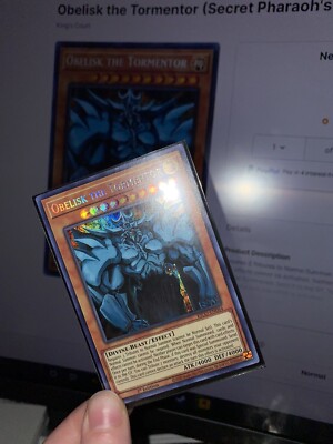 Obelisk The Tormentor - YuGiOh Card - Near Mint 1st Edition-image