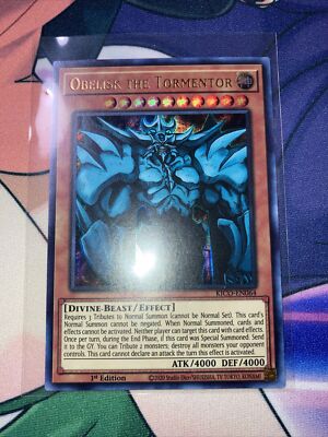 Obelisk The Tormentor KICO-EN064 Ultra Rare 1st Edition Mint-image
