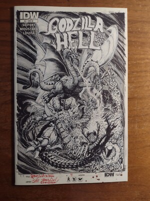 GODZILLA IN HELL # 4  IDW COMICS 2015  RI VARIANT COVER NM+ NM/M HIGH GRADE !!-image