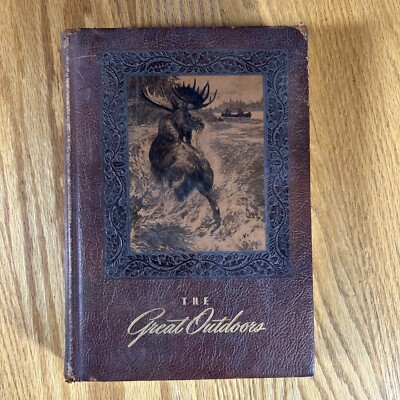 The Great Outdoors 1st Edition 1947 Leatherbound Godfrey & Dufresne Color Illust-image