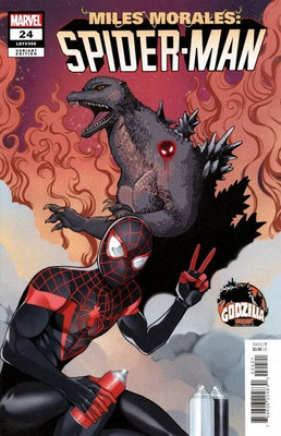 Miles Morales: Spider-Man (2nd Series) #24A VF/NM; Marvel | 306 Godzilla Variant-image