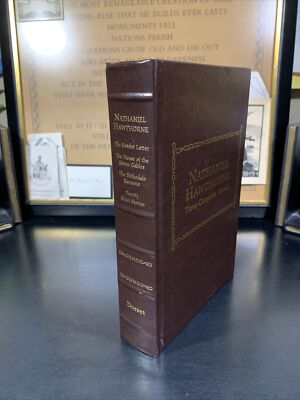 NATHANIEL HAWTHORNE Dorset Press Leather Bound Book-image