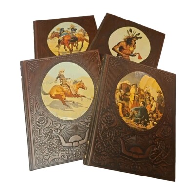 Time Life Lot of 4 Books Pioneers, Cowboys, Indians, Soldiers Classics-image