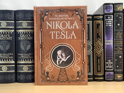 The Inventions, Researches, and Writings of Nikola Tesla - leatherbound - sealed-image