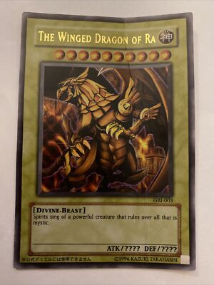 The Winged Dragon On Ra Ultra Rare Gbi-003 Wear On Card-image