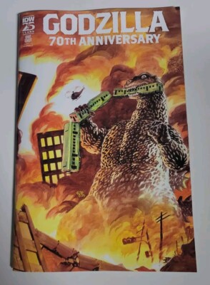 🔑Godzilla: 70th Anniversary 05/2024 VF COVER A (Su) ONE-SHOT IDW PUBLISHING -image