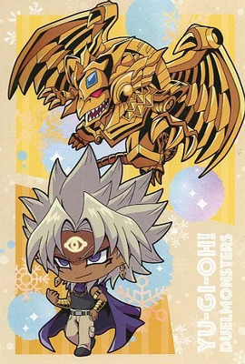 Yu-Gi-Oh! Postcards Dark Malik Ra'S Winged God Dragon Postcard  Duel Monsters Se-image