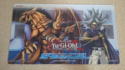 Yugioh Official Speed Duel Yami Marik Winged Dragon of Ra Prize Playmat Mat-image