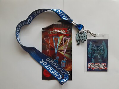 Yugioh yu-gi-oh Obelisk the tormentor Lanyard w/ Charm and Card New!-image