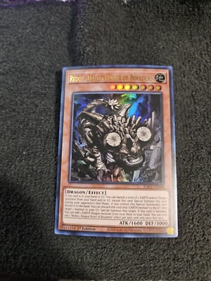 Redox, Dragon Ruler of Boulders - RA03-EN008 - NM - Ultra Rare - 1st ed - Yugioh-image