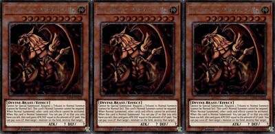 3x The Winged Dragon of Ra | PSR | RA04-EN118 | 1st Ed | Near Mint-image