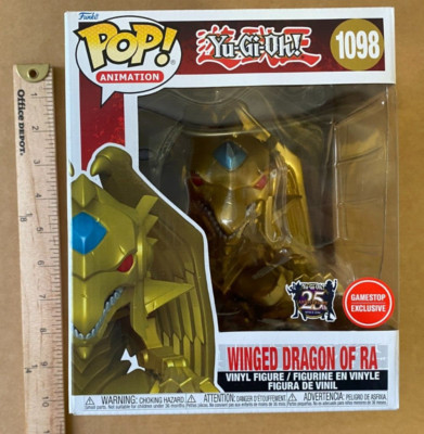 2021 Funko Pop Yu-Gi-Oh! Winged Dragon of Ra 1098 Gamestop Exclusive New NH-image