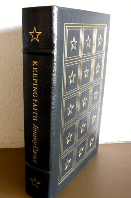 1982, KKEEPING FAITH by JIMMY CARTER, EASTON PR LIB OF PRESIDENTS, SIGNED + BKLT-image