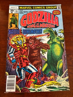 Godzilla King Of The Monsters # 11 FN- Marvel Comic Book Dinosaur 10 J300-image