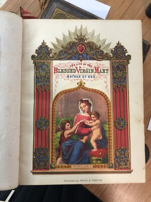 ORSINI'S LIFE OF THE BLESSED VIRGIN MARY - 1861 edition w/ numerous engravings-image
