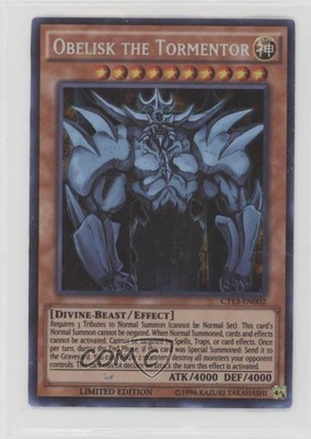 2016 Yu-Gi-Oh! Mega-Tins Limited Edition SCR Obelisk the Tormentor 14tz-image