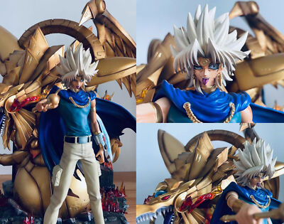 Hornet Studio Yu-Gi-Oh The Winged Dragon of Ra Marik Ishtar Statue In Stock-image