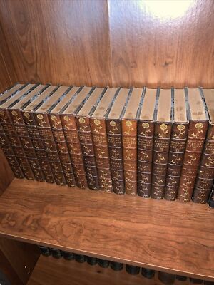 16 leather volumes, “English Men of Letters”. Excellent condition.  Year 1905.-image