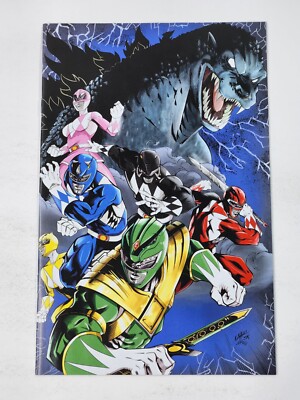Godzilla Vs. Mighty Morphin Power Rangers Vol II #1 Stashhh Loot Virgin Variant-image