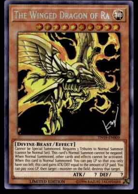 The Winged Dragon of Ra TN19-EN009 Prismatic Secret Limited NM Yugioh DNA GAMES-image