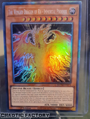 YUGIOH MZTM-EN074 The Winged Dragon of Ra - Immortal Phoenix Collector's Rare 1s-image